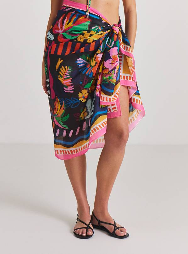 SIMPLY BE Printed Sarong L
